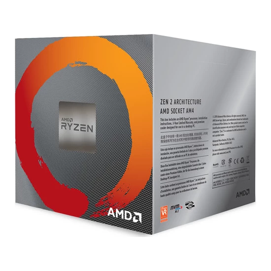 AMD Ryzen 7 3800X 3,9GHz 36MB Cache Soket AM4 7nm İşlemci (100-100000025BOX)