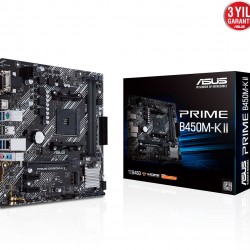 Asus Prime B450M-K II Amd B450 DDR4 4400 MHz (OC) Am4 MAtx Anakart