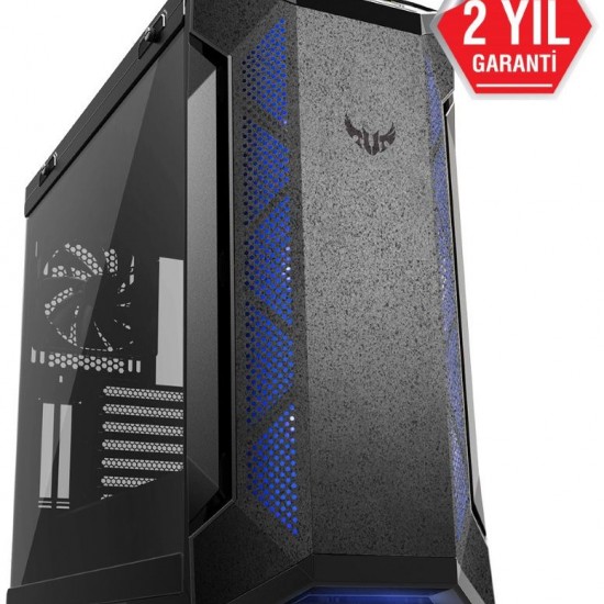 ASUS TUF GAMING GT501 RGB FANLI TEMPERLİ CAM USB 3.1 ATX/EATX OYUNCU KASA* PSU YOK SIYAH