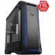 ASUS TUF GAMING GT501 RGB FANLI TEMPERLİ CAM USB 3.1 ATX/EATX OYUNCU KASA* PSU YOK SIYAH