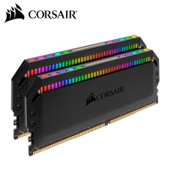 Corsair Dominator Platinium Black RGB 16GB(2X8GB) DDR4 3200MHz CL16 CMT16GX4M2Z3200C16 Soğutuculu Ram