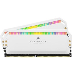 Corsair Dominator Platinium White RGB 16GB(2x8GB) DDR4 3200MHz CL16 CMT16GX4M2Z3200C16W Soğutuculu Ram