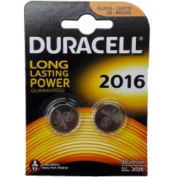 Duracell CR2016 Lityum 3V Pil 2'li