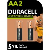 Duracell Şarj Edilebilir AA 2500 Mah 2'li Kalem Pil 