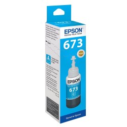 Epson T6732 L800 70ML Orjinal Mavi Mürekkep Kartuş