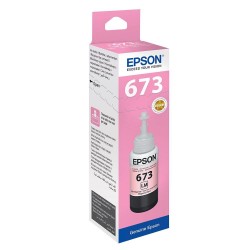 Epson T6736 L800 70ML Orjinal Açık Kırmızı Mürekkep Kartuş