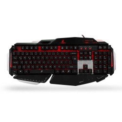 Everest Rampage Claymore Siyah USB QTR Multimedia Oyuncu Klavye