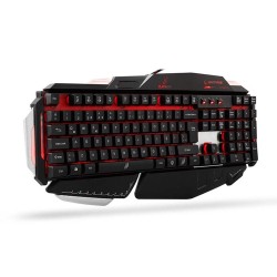 Everest Rampage Claymore Siyah USB QTR Multimedia Oyuncu Klavye
