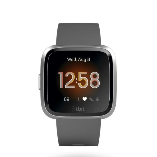 Fitbit FB415SRGY Versa Lıte Charcoal Gümüş Akıllı Saat 