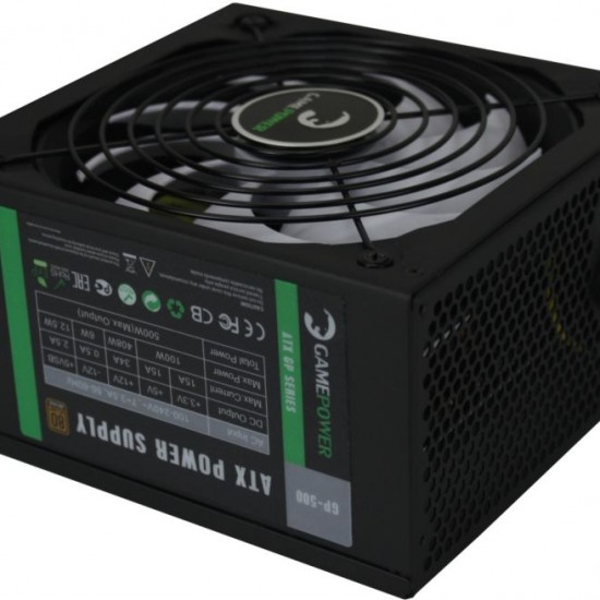 GAMEPOWER GP-500 APFC 14CM 80+(BRONZ) 500W PSU*