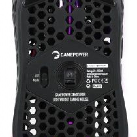 Gamepower Sendo 10.000 Dpi Matte RGB Oyuncu Mouse