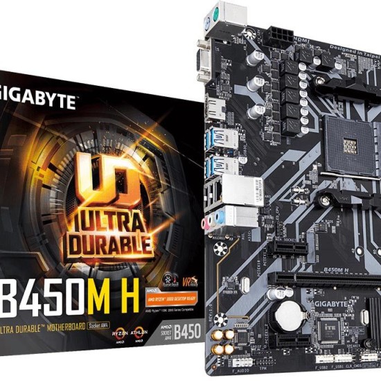 Gigabyte B450M-H AMD B450 2933MHz DDR4 Soket AM4 MAtx Anakart