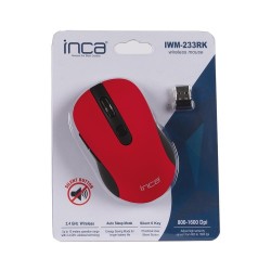 Inca IWM-233RK Kırmızı Sessiz Kablosuz Mouse