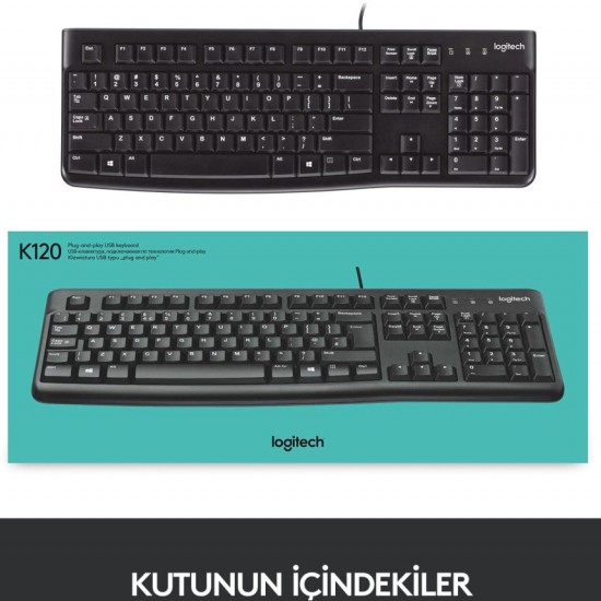 Logitech K120 920-002505 Q USb Klavye