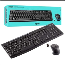 Logitech MK270 QTR Siyah 920-004525 MM Kablosuz Klavye Mouse Set