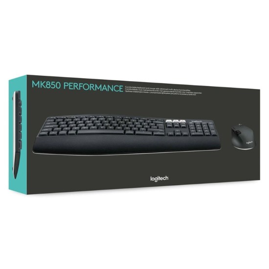 Logitech MK850 920-008230 Performans Kablosuz Klavye Mouse Set