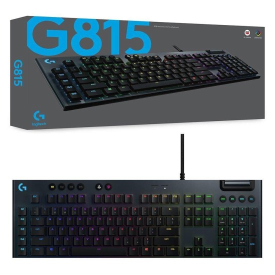 Logitech G815 Tactile Mekanik QTR Siyah RGB 920-008993 Oyuncu Klavye