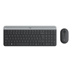 Logitech MK470 QTR Siyah 920-009435 MM Kablosuz Klavye Mouse Set