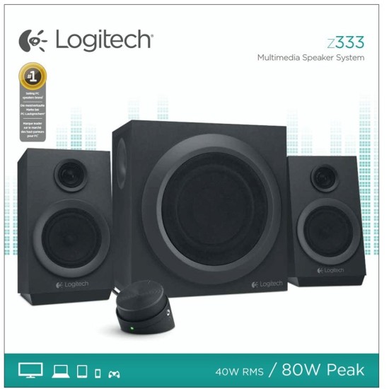 Logitech Z333 980-001202 40w Rms Siyah 2+1 Speaker