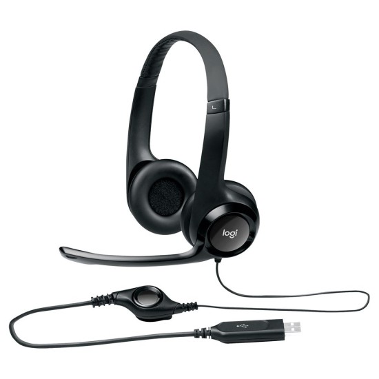 Logitech H390 Kablolu Usb Siyah Headset 981-000406 Mikrofonlu Kulaklık