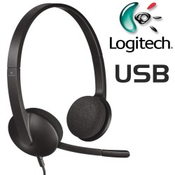 Logitech H340 Kablolu Usb Siyah Headset 981-000475 Mikrofonlu Kulaklık