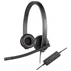 Logitech H570E Kablolu Siyah Headset 981-000575 Mikrofonlu Kulaklık