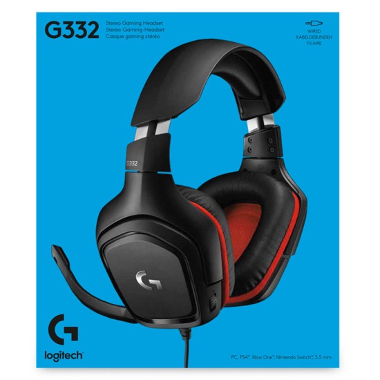 Logitech G332 981-000757 Kulaküstü Oyuncu Kulaklık