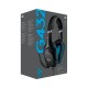 Logitech G432 981-000770 7.1 Surround Sound Wired Oyuncu Kulaklık