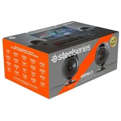 SteelSeries Arena 3 2.0 Oyun Hoparlörleri  Kablolu ve Bluetooth  PC, Mac, Mobil