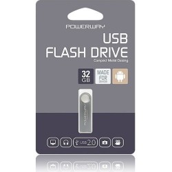 Powerway 32GB Usb2.0 Metal Usb Bellek