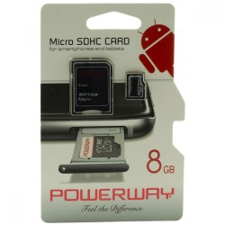 Powerway 8GB MicroSD Hafıza Kartı