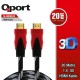 Qport QHDMI20 1.4 3D 20 Metre Altın Uçlu Hdmi Kablo