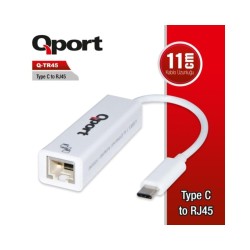 Qport Q-TR45 Type-C To Rj45 Gigabit Network Çevirici