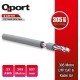 Qport Q-CAT6 305 Metre UTP 23AWG 0,57MM Gri Network Kablosu