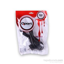 Qport Q-Pow1.5 1.5 Metre PC Power Kablosu