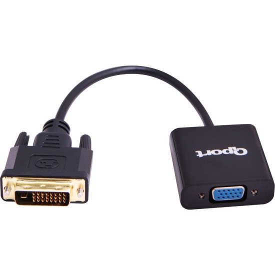 Qport Q-VDV2 DVI To VGA 24+1 Çevirici