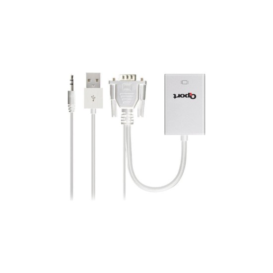 Qport Q-VH VGA To HDMI Çevirici