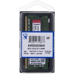 Kingston 8gb Ddr4 3200MHZ CL22 KVR32S22S6/8 Sodımm Ram Bellek