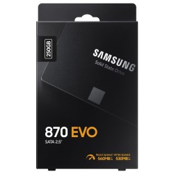 Samsung 870 Evo 250GB 560MB-530MB/s Sata 2.5"  (MZ-77E250BW) SSD