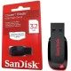 Sandisk 32GB Cruzer Blade SDCZ50-032G-B35 2.0 Usb Bellek