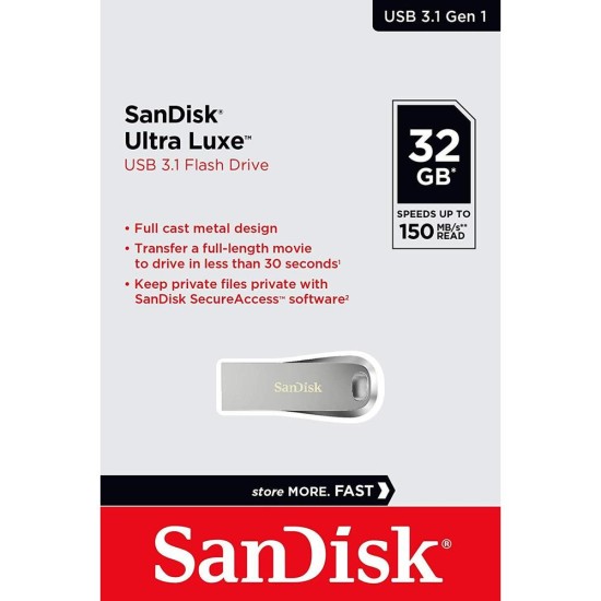 SanDisk 32GB SDCZ74-032G-G46 Ultra Luxe 3.1 Usb Bellek