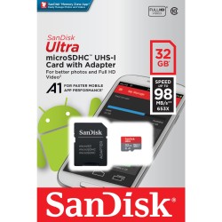 SanDisk Ultra 32GB microSDHC UHS-I SDSQUAR-032G-GN6MN Hafıza Kartı