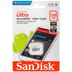 Sandisk 128GB 80MB/s SDSQUNR-128G-GN6MN MicroSD Hafıza Kartı