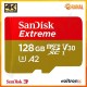 Sandisk 128GB 160MB/s Extreme SDSQXA1-128G-GN6MN MicroSD Hafıza Kartı