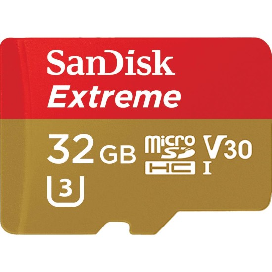 Sandisk 32GB 100MB/s Extreme SDSQXAF-032G-GN6AA MicroSD Hafıza Kartı