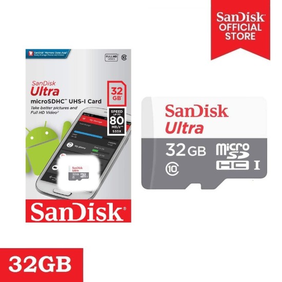 Sandisk 32GB Android 98MB/S SDSQUNR-032G-GN3MN Micro Sd Kart