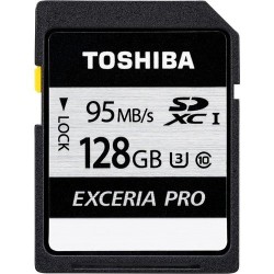 Toshiba 128GB Exceria Pro SDXC UHS-1 C10 U3 95/75 Sd Card