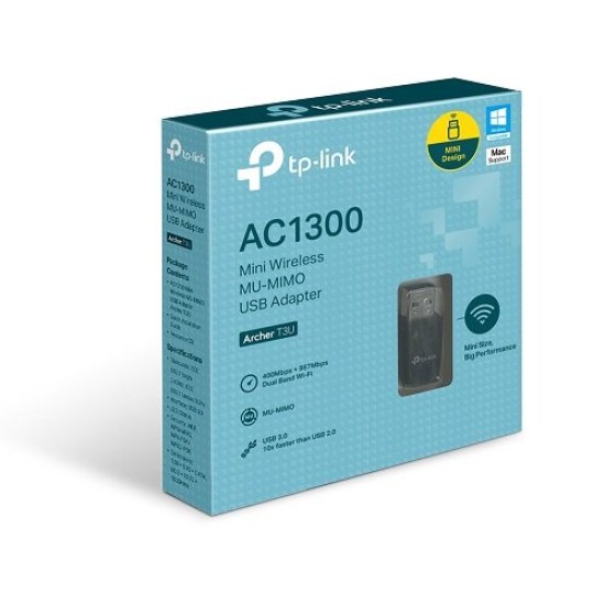 Tp-Link Archer T3U AC1300 Mbps Dual Band Usb Kablosuz Adaptör