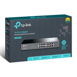 Tp-Link TL-SG1016DE 16 Port 10/100/1000 Mbps Tak Kullan % 40 Enerji Tasarruflu Gigabit  Switch