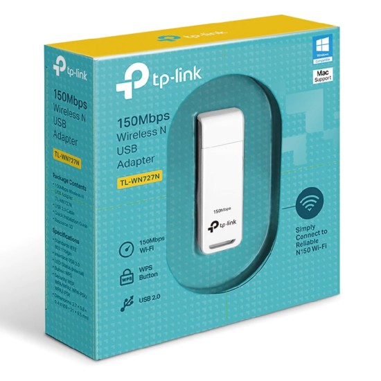 Tp-Link TL-WN727N 150Mbps N Kablosuz WPS Usb Adaptör